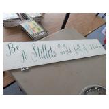 BE A STILLETTO IN A WORLD OF HATS METAL SIGN