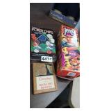 POKER CHIPS, JENGA GAME, ROCKS AND MINERALS