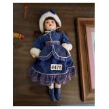 HANDPAINTED PORCELAIN DOLL
