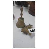 BRASS BELL (NO DINGER) AND BRASS FLY