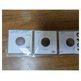 1899, 1900, 1903, INDIAN HEAD PENNIES