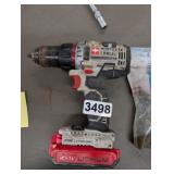 20V PORTER CABLE BATTERY OPERATED DRILL (NO CHARGR