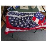 LOT OF PATRIOTIC  FLAGS, BUNTING