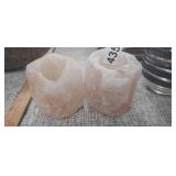 (2) CANDLE HOLDERS