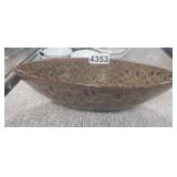 BOAT SHAPED CERAMIC BOWL