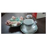 BOWL, DRESSER BOX, CUP & SAUCER