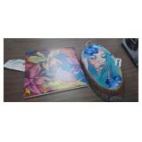 DECORATIVE WLL TILE AND WOOD ART