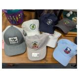 LOT OF GOLF HATS