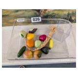 FRIDGE BINS AND HANGING FRUIT DECOR