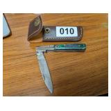 HANDMADE FOLDING KNIFE WITH CASE