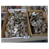 2 BOXES OF CABINET DOOR HINGES