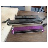 3 BLACK LIGHT BARS