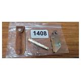 MINI KNIFE WITH CASE AND POCKET BOXCUTTER