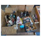 BOX AND FLAT OF BEAUTY GOODS