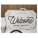 WELCOME SIGN