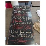 GOD IS GREAT WALL ART