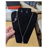 PRETTY NECKLACE, BRACELET, EARRINGS SET, NEW