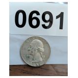 1964 90% SILVER QUARTER