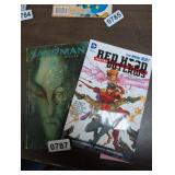 RED HOOD AND SANDMAN COMIC BOOKS