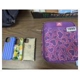 LOT WITH (3) PHONE COVERS, & IGLOO LUNCH BAG