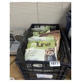 CRATE WITH FERRET FOOD