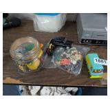 LOT OF VINTAGE TOYS, MYSTERY MACHINE, ETC.