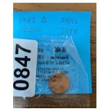 1982-D SMALL DATE ZINC UNCIRCULATED PENNY