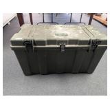 LARGE HEAVY DUTY STORAGE TOTE WITH TRAYS