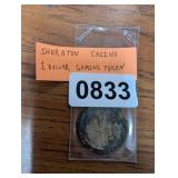 SHERATON CASINO $1 GAMING TOKEN