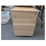 WOODEN FILING CABINET * NO KEY