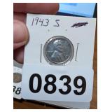 1943-S STEEL WAR PENNY