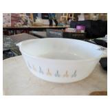 FIRE KING CANDLE GLOW DISH