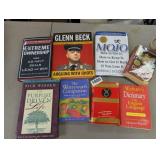 (8) BOOKS, PURPOSE DRIVEN LIFE, GLENN BECK, ETC.