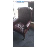 NAIL HEAD OFFICE CHAIR, SEAT NEEDS TLC