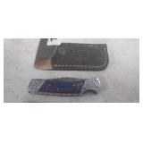 MHS CUTLERY HAND CRAFTED POCKET KNIFE WITH SHEATH