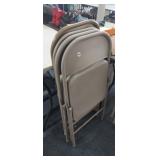 (4) FOLDING CHAIRS