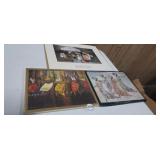 (3) AFRICAN WALL ART PICTURES