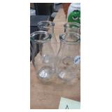 (4) MILK BOTTLES