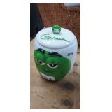 M&M GEEN COOKIE JAR