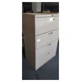 LARGE 4 DRAWER FILING CABINET HANGING FILES (NO KE