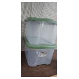 (2) 40 QT. STERLITE TOTES WITH LIDS
