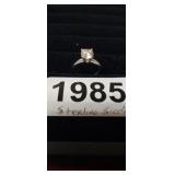 STERLING SILVER RING SIZE 4