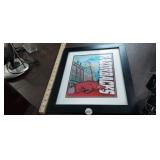 RAZORBACK FRAMED WALL ART