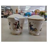 2 NORMAN ROCKWELL JARS