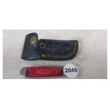MHS CUTLERY HAND CRAFTED POCKETKNIFE WITH SHEATH