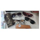 LOT OF GLASSES AND CASES