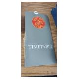 VINTAGE SOUTHER PACIFIC RAILROAD TIMETABLE