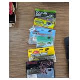 LOT OF FISHING TACKLE, NEW IN PACKAGES