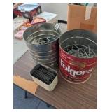 LOT OF HARDWARE, NAILS, SCEWS, ETC.