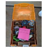 BEYBLADES TOPS  AND CASE